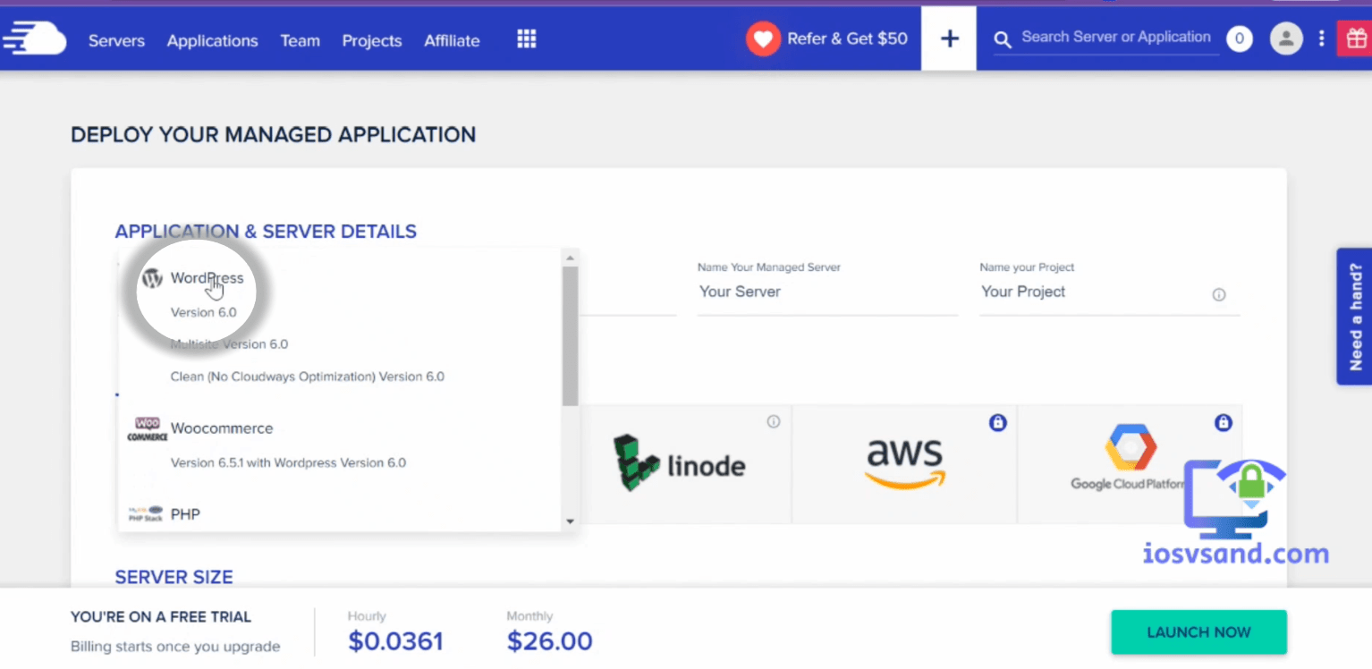 cloudways wordpress installation process