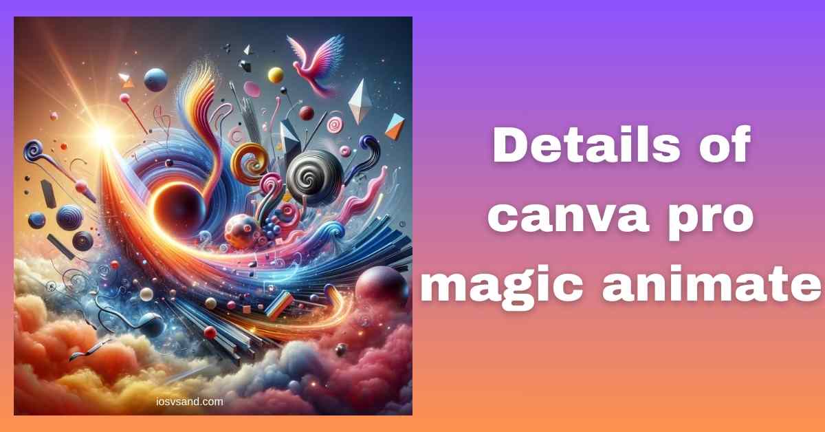 canva pro magic animate tool details