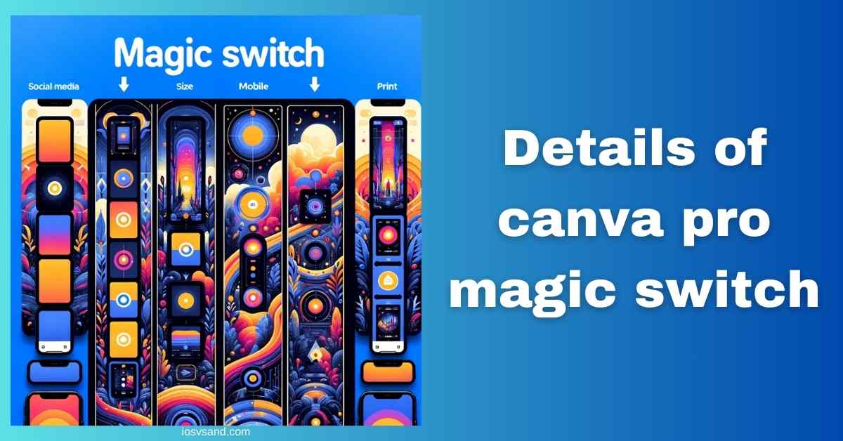canva pro magic switch tool details