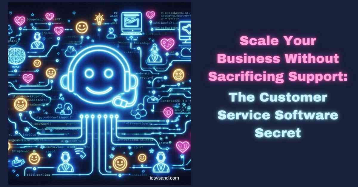 a neon sign with a smiley face of customer service software owner